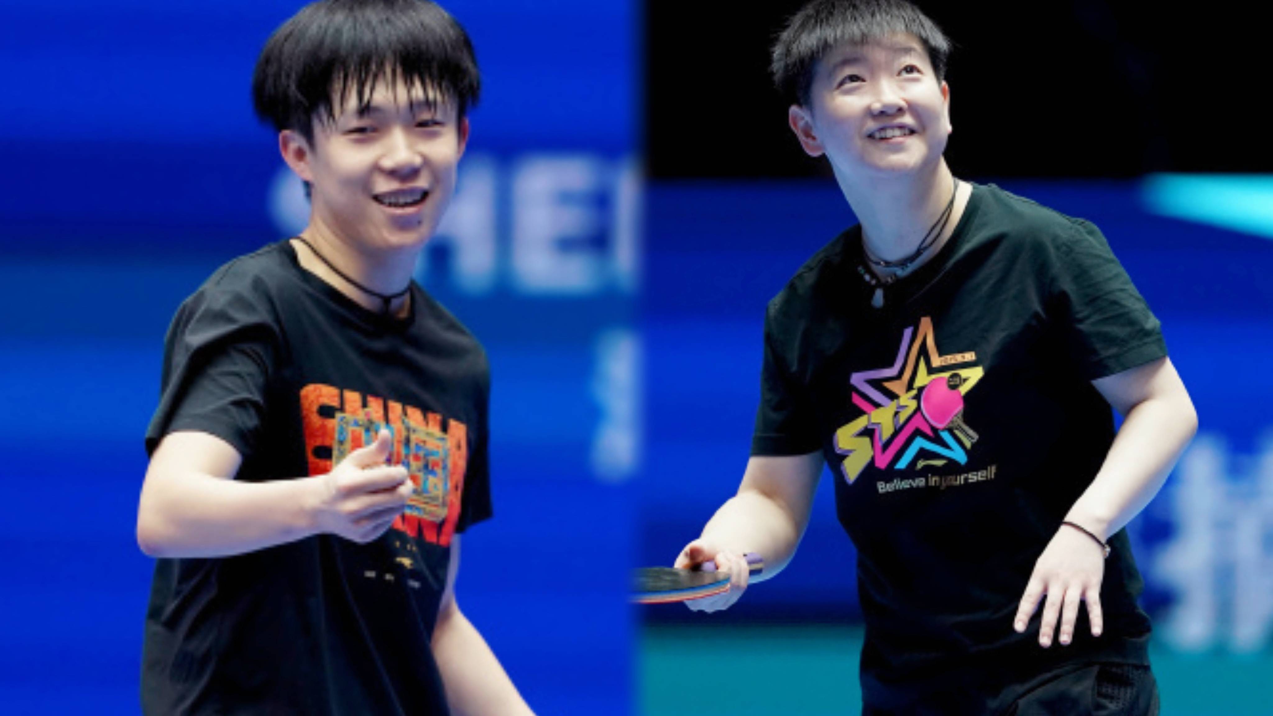 日本乒乓球队强势韩国乒乓球队，马龙三分雨点燃全场